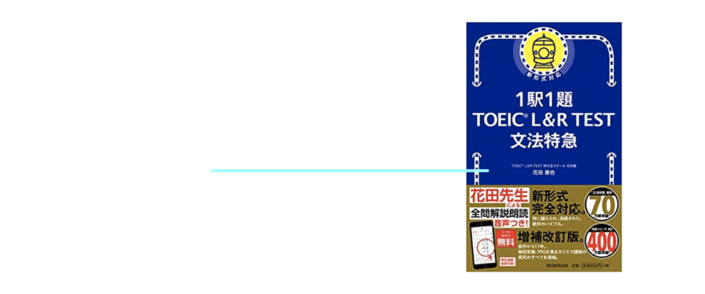 TOEIC800参考書_1駅1題! TOEIC L&R TEST 文法特急
